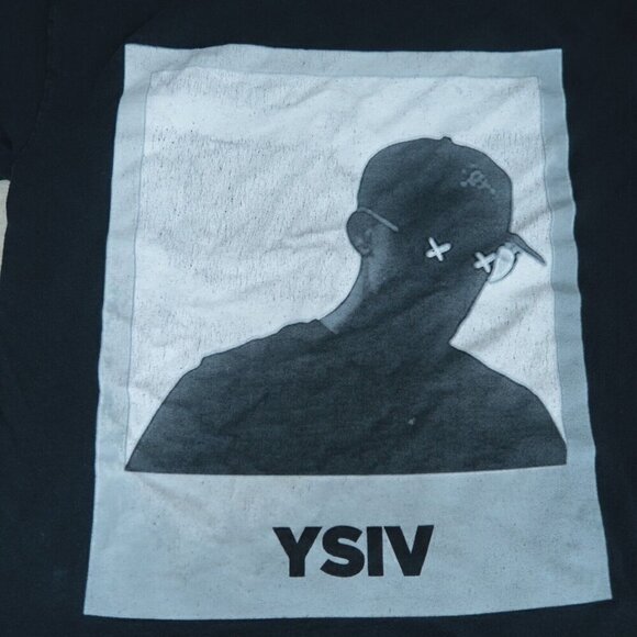 Logic YSIV T-Shirt Black Rap Hip Hop Tee Gildan Heavy Cotton Men's Size Large - Picture 1 of 13